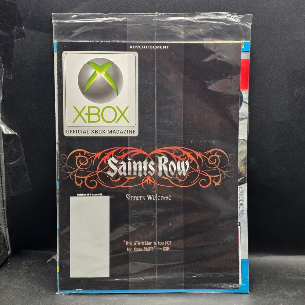 Official Xbox Magazine #62 Oct 2006 Saints Row Tony Hawk Project 8 w/ Demo Disc
